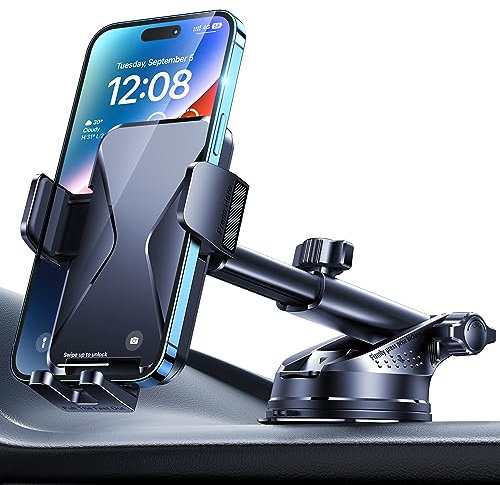 CINDRO Handyhalterung Auto [Super Saugnapf] Handy Halterung Auto Universal Handyhalter Auto 360° Drehbar kfz Handyhalterung Handy Halter Auto für Smartphone