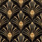 Self Adhesive Wallpaper Golden Linear Elegant Pattern Peel and Stick Contact Paper, 44x300CM Luxury Baroque Pattern Removable Wallpaper Decorative Film for Wall Cabinet Furniture