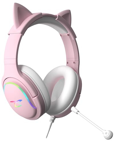 Subsonic - Spectra gaming-headset. Hörlurar för PS5, PS4, PC, Xbox - 50 mm-Lautsprecher, Neigbares Mikrofon, Dynamische RGB-LEDs, Fernbedienung with Integrierter Lautstärkeregelung