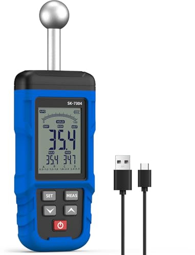 Effix Moisture Meter, Non‑Destructive Moisture Detector up to 100mm Depth