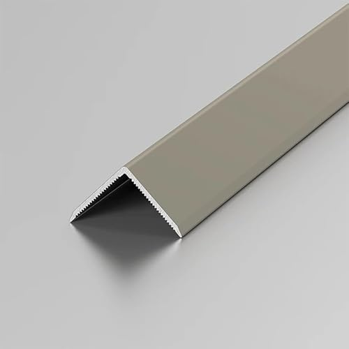 Kakelklipp, L-formad hörnremsa, aluminiumtröskelremsor, övergångsremsor, hörnskydd, golvkanter fogning – 100 cm