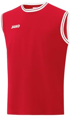 JAKO Herren Trikot Center 2.0, Sportrot/Weiß, XL