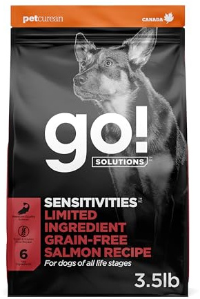 Go! Solutions Sensitivities Limited Ingredient Salmon Dry Dog Food, 3.5 lb