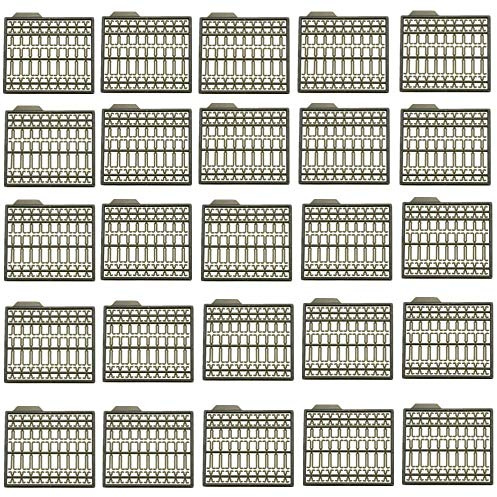 AOTISBAO 25 Pcs Hair Rig Stops Hair Rig Bait Bait Stops for Fishing Tackle Accessory
