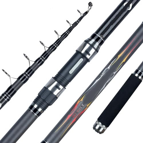 Feeder Angelrute Teleskop-Spinning Casting Travel Rod3.0 3.3 3.6M Vara de Pesca CarP-Feeder 60-180g Pole DaJiKan (Length : 3.6m 60 180g)