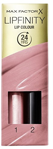 2 x Max Factor Lipfinity Lipstick Two Step New In Box - 020 Angelic