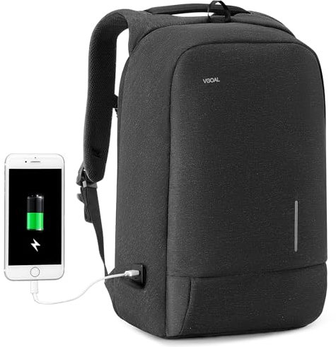 VGOAL Sac à dos de voyage pour ordinateur portable, sac à dos pour ordinateur portable, sac à dos universitaire, durable, étanche, avec port de charge USB pour homme et femme (FG6303-13)