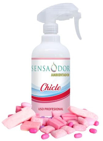SENSAODOR, Ambientador en Spray 500 ml, Empresas, Negocio, Limpieza, Neutralizador, Quitaolor (Chicle, 500)