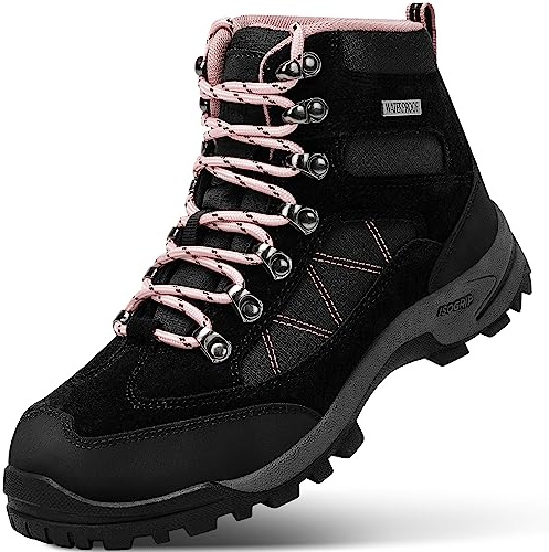 R CORD Hiking Boots Women Waterproof Outdoor Womens Hiking Boots Non-Slip All-Day Comfort & Ankle Protection for Outdoor Trekking