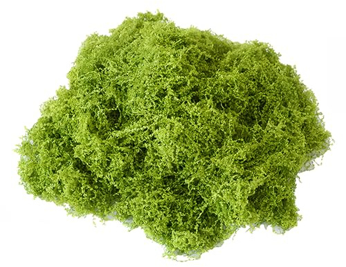 MYRLOFT 50g Fake Moss, Light Green Decorative Artificial Moss for Indoor Plant Pots, Crafts, Model Making, Landscaping, and DIY Decorations