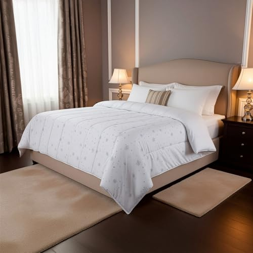 KASANOVA Piumino matrimoniale 4 stagioni microfibra con stampa