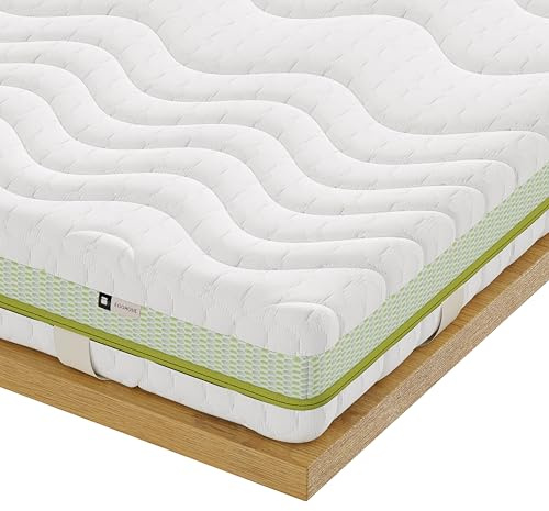 EGO Home Topper 160 x 200 H3/H4, materasso alto 7 cm, con comoda schiuma gel e rivestimento traspirante, certificato ÖEko-Tex 100, lavabile, 160 x 200 cm, per letto a molle