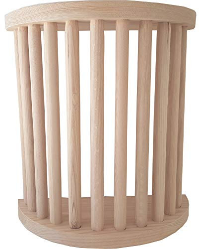 SULENO Saunalampe EMMA mit Saunaleuchte und Anschlusskabel Saunalicht Saunazubehör Starkstrom 400V (Lampenschirm)