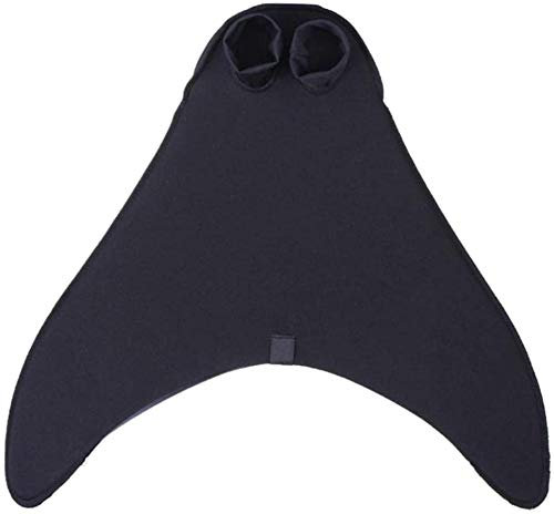 1 Stck Meerjungfrau-Flosse für Kinder und Erwachsene, Zum Schwimmen Geeignet, Tolle Wasserspielzeuge,Schwimmen Vollfußflosse für Erwachsene Kinder, Schwarz (Kind)
