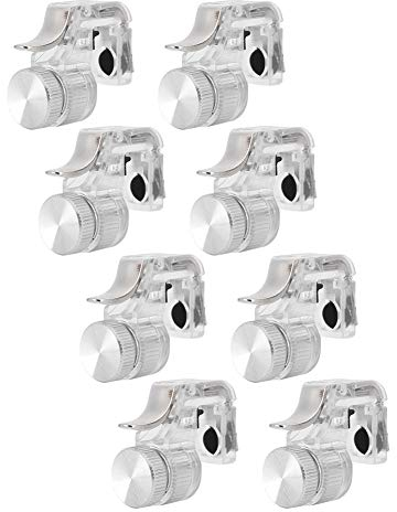 PUBG Mobile Game Controller, 8 Stück R11 Vier Sechs-Finger Assistententaste Mobile Trigger Controller für PUBG, Mobile Gaming Joysticks für Smartphones(Silber)