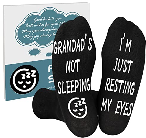 Belloxis Grandad Gifts from Grandchildren Funny Grip Socks UK 9-11