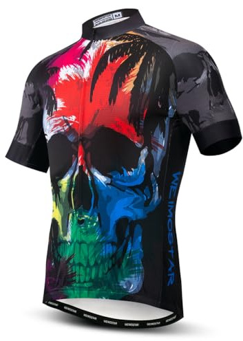 Cykeltröja för herrar mountainbike jersey toppar sommar cykelskjorta andningsbar cykelkläder pro cykelkläder, Cf0223, L