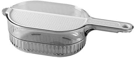 predolo Scodella per Riso, Colino per Pasta, Versatile, Ciotola per, Scolapiatti da Cucina, per Filtrare La Pulizia, Grigio