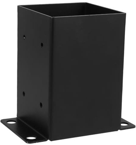 NUOBESTY Pavilion Column Base Post Base Flange Wood Porch Post Bracket Deck Railing Bracket