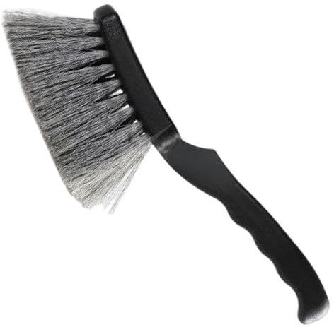 Huayeex Brosse pour Pneus De Voiture - Brosse pour Jantes Et Roues,Accessoire De Lavage pour Saleté Routière Manche Court