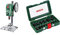 Bosch PBD 40 Trapano a Colonna, 710 W, perAcciaio e Legno, 13 mm e 40 mm, in Cartone + Bosch 2607019469 Set Misto, 15 Frese HM, Gambo 8 mm