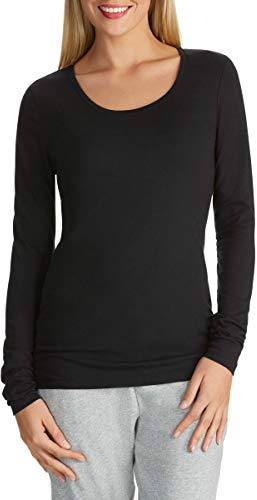 Crazy Girls Women's Long Sleeve T-Shirt, 8-22 & Kidz Sizes, Athletic Fit, Stretch, Bright Colors, Round Scoop Neck, Viscose, 25 Inches (Approx.)