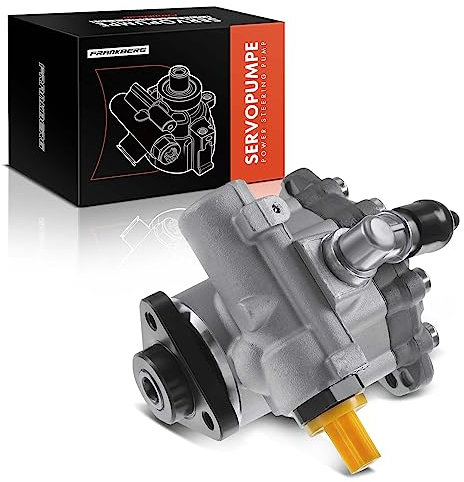 Frankberg Bomba Hidráulica de Dirección Asistida Compatible con 5er E60 E61 4.0L-4.8L 2003-2010 6er E63 E64 4.4L 4.8L 2004-2010 7er E65 E66 E67 3.6L 4.4L 2001-2008 Sustituir# 32416756175