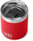 YETI Rambler 10 oz Stackable Lowball 2.0, Vacuum Insulated, Stainless Steel with MagSlider Lid, Rescue Red