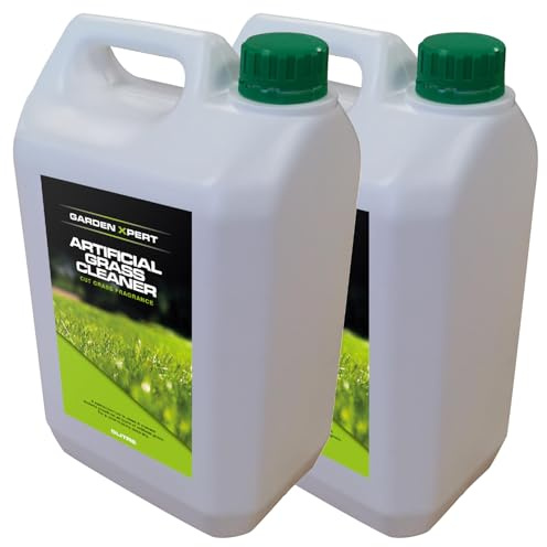 Garden Xpert Artificial Grass Cleaner, 5 Litre, Dog & Cat Wee Neutraliser, Cleans & Deodorises, Prevents Bacteria Growth (Cut Grass 2 x 5 Litre)