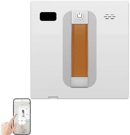 BTAISYDE Robot Limpiacristales Automático para Ventanas Altas Techos Azulejos con Control Remoto Robot Limpiacristales Inteligente para Ventanas de Cristal Azulejos,White