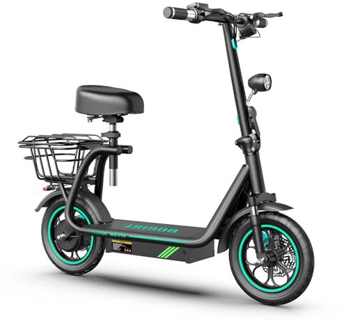 M5 Pro Faltbarer E-Scooter | 20 km/h Höchstgeschwindigkeit | 48V/13Ah Akku | 45 km Reichweite | Hochwertiges E-Scooter für Erwachsene | LED-Display | Ideal für Stadtfahrten | Keine ABE