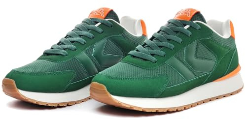 Kappa - Sneakers Bassa, Uomo Donna, Verde, Poliuretano, Fitness. Logo Martin, Taglia: 43