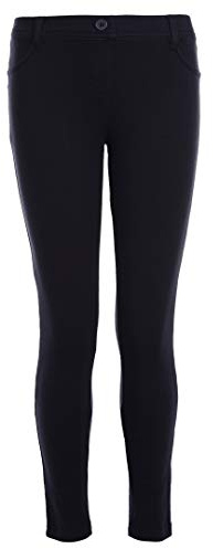 IZOD womens Uniform Stretch Jegging Leggings, Navy, X-Large US
