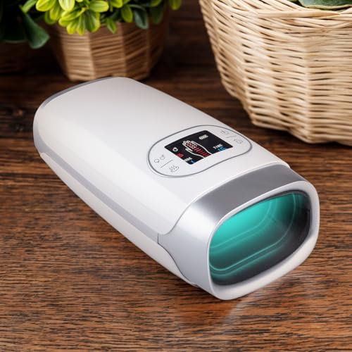 GLOBAL RELAX® | HANDAIKAN Tragbares handmassagegerät | Reflexzonentherapie I Akupunktur I Thermotherapie | Linderung von Schmerzen, steifheit, taubheitsgefühl in den händen