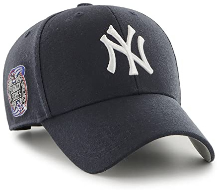'47 MLB New York Yankees NY Baseballcap Cap Kappe Basecap World Series Sure Shot Brand Men's BCWS-SUMVP17WBP-NY01 Cap with a Visor, Navy, One Size