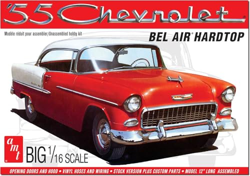 AMT 1955 Chevy Bel Air Hardtop Modellbausatz im Maßstab 1:16