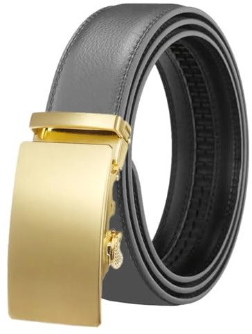 YUEZHAN Ceintures Hommes Ceinture Or Métal Boucle Automatique Ceinture Hommes Fashion 5