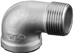 304 stainless steel pipe fittings 4-point reducer to 6-point internal and external water pipe fittings(Internal and external elbows-G3/4)