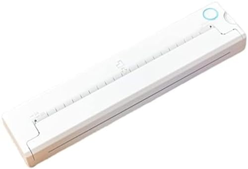 Trådlös bläckfri A4-etikettmaskin termisk skrivare, bluetooth mini kompakt skrivare för hem- och kontorsbruk, inkluderar 100 ark utskriftspapper