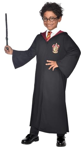 Amscan 9911794 – officiellt licensierade Harry Potter trollkarlskit världsbok dag maskeraddräkt ålder: 4–6 år