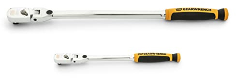GEARWRENCH 2 Piece 120XP Locking Flex Handle Ratchet - 81381, Large
