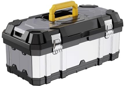 SUOYATE Caja de herramientas de acero inoxidable reforzada de alta dureza para electricistas, bolsa de herramientas antisuelta