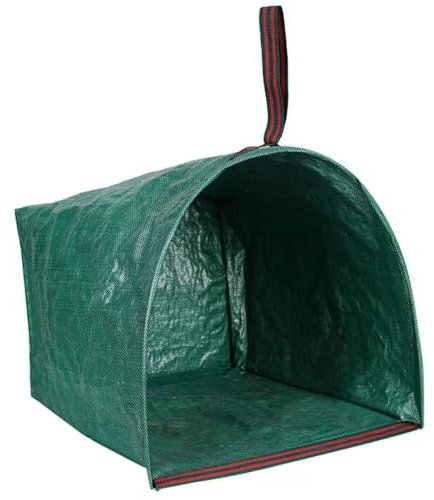 RISETEX 200 L Gartenmüllsäcke - Wiederverwendbare Gartentaschen mit Griffen，Gartenabfallsack für Laub & Grünschnitt, Gartenwerkzeug mit Griff