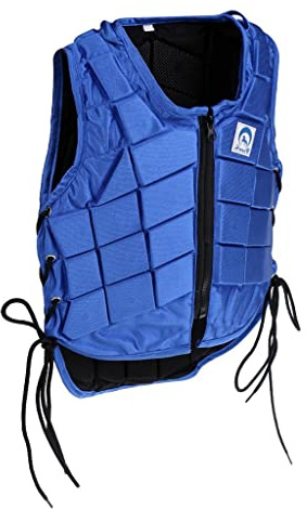kowaku Protecteur de Gilet D'équitation équestre Rembourré, Bleu Royal, Enfant CS
