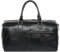 SID & VAIN große Weekender echt Leder - Sporttasche Seattle 46 cm - Reisetasche Handgepäck mit Schultergurt - Ledertasche Herren und Damen schwarz handgefertigt
