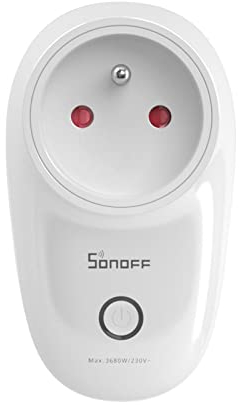 Prise Connectée Zigbee 16A, SONOFF S26R2ZBTPE Prise Intelligente, Compatible avec Alexa, Google Home, Prises de Courant, Contrôle à Distance et Programme de Temps via eWeLink APP