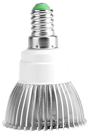 Dioche Lampe Plante Interieur, Plantes D'intérieur, Ampoule de Croissance Hydroponique à Spectre Complet 18 W 18 LED pour Plantes à Fleurs (E14)
