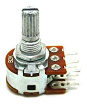 Alpha Taiwan Potentiometer B2K 2K Linear Dual 16mm Base PC Mount for Amplifiers - Effects Pedals and Other Electronics