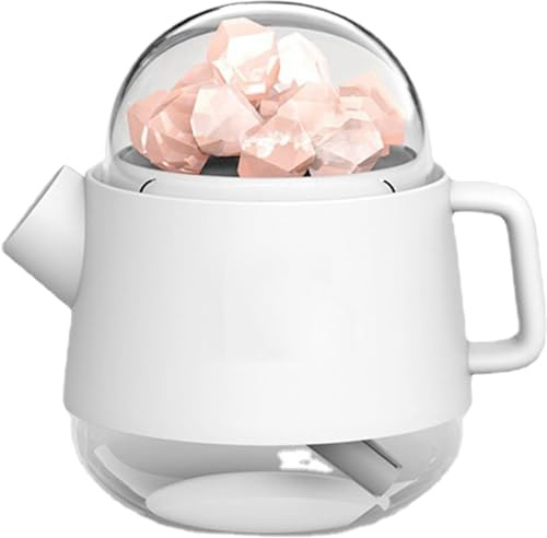 Saltsten aromatisk diffusor, luftfuktare, vattenkokare formad trådlös hemsovsal eterisk oljespridare