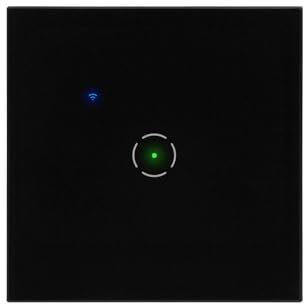 Miratic Interruptor Inteligente Tuya Smart Home Interruptor Wifi para Pared - Interruptor Luz Pared Compatible con Alexa y Google Assistant Control Remoto (Negro)